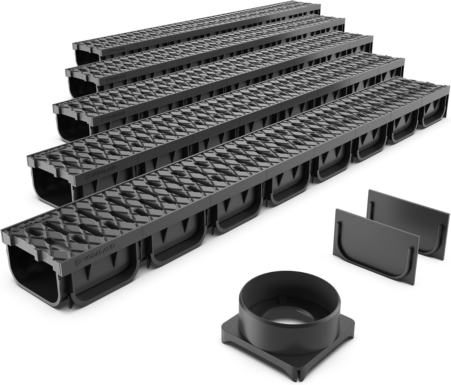 Vodaland EASY 2 Channel Drain Kit