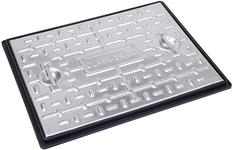 Galvanised Steel Manhole Cover 600 x 450 with Polypropylene Frame